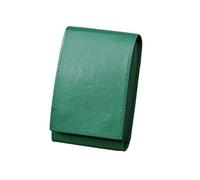 Tmboryuu Uhren Aufbewahrungstaschen aus Leder, kompakte Reise Organizer für Schmuck und kleine Accessoires mit wasserabweisendem Design, Schlüsselanhänger Organizer aus Leder