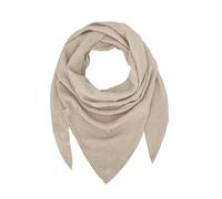 TMK Weiches und leichtes Unisex-Dreieckstuch aus 100% Baumwolle cod.9485 (Einzigartige Farbe, Beige)