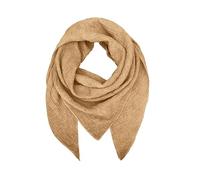 TMK Weiches und leichtes Unisex-Dreieckstuch aus 100% Baumwolle cod.9485 (Vintage, Kamel)