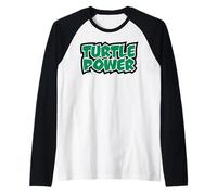 TMNT Teenage Mutant Ninja Turtles Power-Logo im Retro-Look Raglan