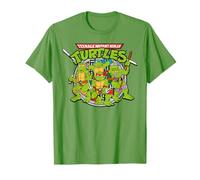 TMNT Turtle Power-Logo, Teenage Mutant Ninja, 80er-Jahre-Modenschau, Retro-Design T-Shirt