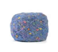 TMTGTS Garn 50g Handstrickgarn mit kleinen bunten knäueln Häkelgarn Strickgarn lace Yarn knäuel Silkhair lang Yarns Silk Wimperngarn Stricken Knäuel für Häkel Kleider Oberteile Schals Mützen