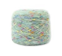 TMTGTS Garn 50g Handstrickgarn mit kleinen bunten knäueln Häkelgarn Strickgarn lace Yarn knäuel Silkhair lang Yarns Silk Wimperngarn Stricken Knäuel für Häkel Kleider Oberteile Schals Mützen