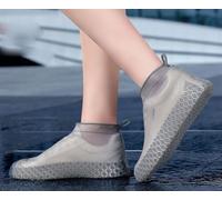 TMTGTS Rutschfesten Galoschen 1 Paar Wiederverwendbare Schuhüberzüge Faltbare Nicht-Slip Regen Schuhüberzieher Silikon-Überschuhe Outdoor Schuh Protektoren für Regen Schneetag Wüstenstrand
