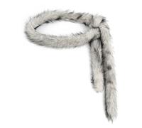 TMTGTS Taillengürtel 180 * 7cm plüsch gürtel Fellband Damengürtel kunstfell Strips Taillenband kunstpelz Band für Halloween Bühnenshows Rave Partys Kostümpartys Weihnachten Dekoration Männer Frauen