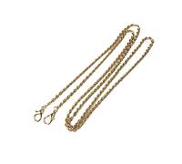 TNBCCXN Handtaschenkette 10PCS Solide Metall Kette for Schulter Tasche Frauen Handtasche Abnehmbare Geldbörse Ketten Umhängetaschen Strap Griff Luxus Zubehör(Silver 130cm)