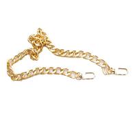 TNBCCXN Handtaschenkette 30/60/100 CM Ersatz Einfarbig Metall Geldbörse Kette for Handtasche Griff Zubehör DIY Damen Taschen Strap hardware Griffe(Gold,60cm)