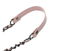 TNBCCXN Handtaschenkette 80-150 cm Metall-PU-Geldbörsen-Kettenriemen for Taschen, DIY-Griffe, Handtasche, abnehmbarer Ersatzgürtel, Umhängetaschen-Zubehör for Mädchen(Pink,120cm)