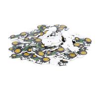 Tnfeeon 150 Stück Holzknöpfe, Niedlicher Cartoon-Traktor, Nähzubehör für Kleidung und Dekoration