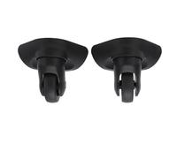 Tnfeeon A53 Schwarze Trolley-Räder, Universeller Ersatz für Koffergepäck, Langlebige, Verschleißfeste Lenkrollen für Reisetaschen