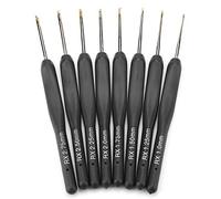 Tnfeeon Häkelnadel-Set mit ergonomischem Griff, Stricknadeln, Basteln, Handwerk