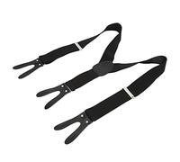 Tnfeeon Hosenträger für Herren mit Knöpfen, Verbreiterter Y-förmiger Riemen, Elegantes Elastisches Band, Bequeme Hosenträger für Den Täglichen Gebrauch, 5 X 110 Cm/2,0 X 43,3 Zoll