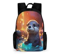 TNFHSOFT Otter 3D Tier Printed Blanket for Gifts for Girls Boys All Seasons Super Soft Cosy Plush Throw Blanket for Couch Sofa Bed Office 42x30.5cm Inches