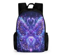 TNFHSOFT Schulrucksack Für Kinder 3D-gedruckter Schmetterling Rucksack Rucksack Sportrucksäcke Für Jungen Und Mädchen Modischer Rucksack Schmetterling