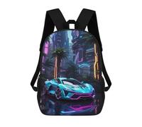 TNFHSOFT Sportwagen Schulrucksack Teenager Schulranzen Kinder Schultaschen Schule Kinderrucksack Grundschule Tasche Laptop Rucksäcke Teenager Büchertasche 17inch