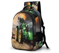 TNFHSOFT Traktor One Size Rucksäcke Kinder Schulrucksack Schultasche 3D-gedruckte Schultasche Für Jungen Grund- Und Mittelschüler