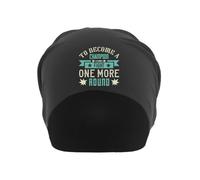 To Become a Champion, Fight One More Round Unisex Dünne Baumwolle Slouch Beanie Schwarz