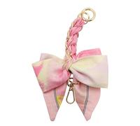 TOAOB Taschen Kette Rosa Bag Charm Schleife Geldbörse Extender Kette Schleife Taschenanhänger Taschen Charms Für Damen Tasche Cross Body Sling Geldbörse Handtasche Taschenzubehör