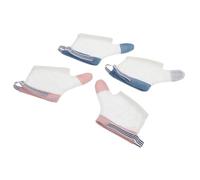 TOBBOMEY Daumenschutz Handschuhe 2 Paar Kinder Schutzhandschuhe Nylon Flexibel Fingerlutsch Korrektor Gegen Nägelkauen Für Babys Alltag Und Reise