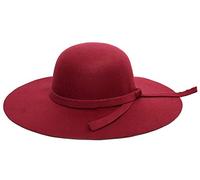 Tobe-U Einfarbig Cloche Eimer mit Bowler Fedora Floppy Derby Vintage k¨¹nstliche Filz Hut M¨¹TZE f¨¹r Frauen