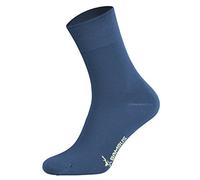 Tobeni 6 Paar Bambussocken ohne Gummi Unisex Bambus Business-Socken für Damen und Herren Farbe Jeans Grösse 43-46