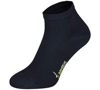 Tobeni 6 Paar Damen Herren Bambussocken Kurz Bambus Quarter Socken Unisex Farbe Marine Blau Grösse 43-46