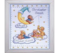 Tobin Heavenly Bears Sampler, Multi-Color,8" x 10"
