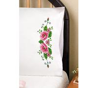 Tobin Stickpackung mit Stickerei Kissen, 50,8 x 76,2 cm, Pink/Wildrose #232130