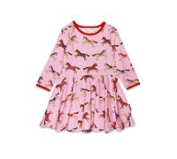 Toby Tiger Kleid in Rosa - Größe 98 | Baby Kleider Roecke