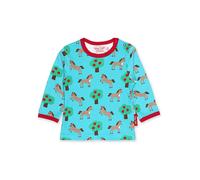 Toby Tiger Longsleeve in Türkis - Größe 92 | Baby Langarmshirts