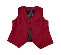 Tobysper Anzugweste Herren Ärmelloser Blazer Button Down Weste Für Arbeit Und Büro Retro Partyweste Elegante Gilet Einfarbig Freizeitweste V Ausschnitt Freizeitjacke Sommer Dünne Jacke