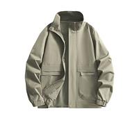 Tobysper Bomberjacke Herren Übergangsjacke Herbst Outdoorjacke Full Zip Herrenjacke Blouson Jacke Modern Baseballjacke Leichte Sportjacke Alltag Freizeit Softshelljacke