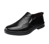 Tobysper Lederschuhe Herren Ohne Schnürsenkel Mokassins Wanderschuhe Weich Leder Mittelalter Slipper Slip On Business Schuhe Classiche Halbschuhe rutschfest Fahrenschuhe Freizeitschuhe