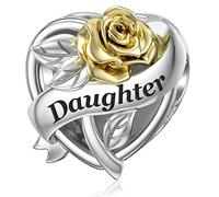 Tochter Charm für Pandora Charms Tochter Goldrose