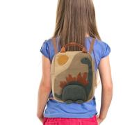 Toddler Backpack, Durable Schoolbag With Cute Cartoon Dinosaur Pattern, Fashion Kindergarten School Bag For Children Kids School Old Travel Purse Year Para Plush Small Leash Little Cartoon