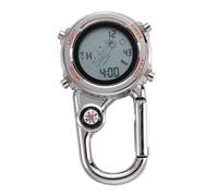 Toddmomy 2 Stück Multifunktionale Karabineruhr für Outdoor Aktivitäten Clip Uhr für Männer und Frauen zum Camping