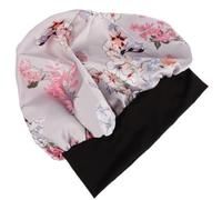 Toddmomy Kreative Nachtschlafmütze aus Polyester für Frauen mit Blumenmuster Bequeme Schönheitshut zum Schlafen und Make Up Schutz in Modischem Design