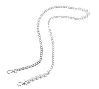 Toddmomy Metall Kettenriemen für Beutel und Tasche, Silber, Verstellbar | Selbstgemacht Taschenkette, Leicht Montierbar und Abnehmbar, für Schulter oder Quer