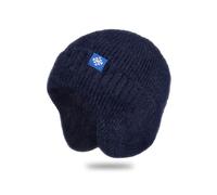TOEECY Damen Beanie Mütze Warme Wintermütze mit Ohrenschutz Winddichte Herbst Winter Strickmütze UnisexIdeal für Radfahren und Outdoor Aktivitäten(Marineblau)