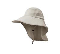 TOEECY Outdoor Sonnenhut Herren Damen mit Kinnband Faltbar Breite Krempe Bucket Hut Summer Cap mit Nackenschutz UPF 50+ UV Schutz für Hiking Safari Strand Wanderhut Anglerhut