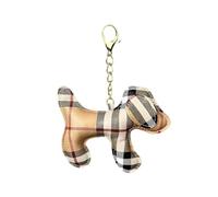 TOEECY Schlüsselanhänger Dackel Süße Welpe Hundetasche Anhänger Süße Welpe Bag Charm aus PU-Leder Dackel Deko Leder Glücksbringer Dackel Keychain für Handtasche und Schlüssel (Braun C)