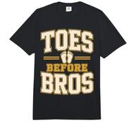 Toes Before Bros Funny Feet Fuß Comfort Colors Adult Heavyweight T-Shirt
