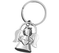 TOFBS Engel Schlüsselanhänger Silber Metall Schutzengel Anhänger Taschenanhänger Charm Schmuck Damen
