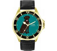 Toff London Brown-Labrador-Retriever-Hundeuhr