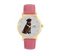 Toff London Brown-Labrador-Retriever-Hundeuhr