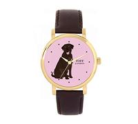 Toff London Brown-Labrador-Retriever-Hundeuhr