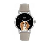Toff London Cavalier King Charles Head Hundeuhr