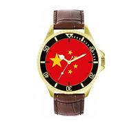 Toff London China-Flaggen-Uhr