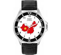 Toff London China-Flaggen-Uhr