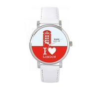 Toff London Red Phone Box Uhr